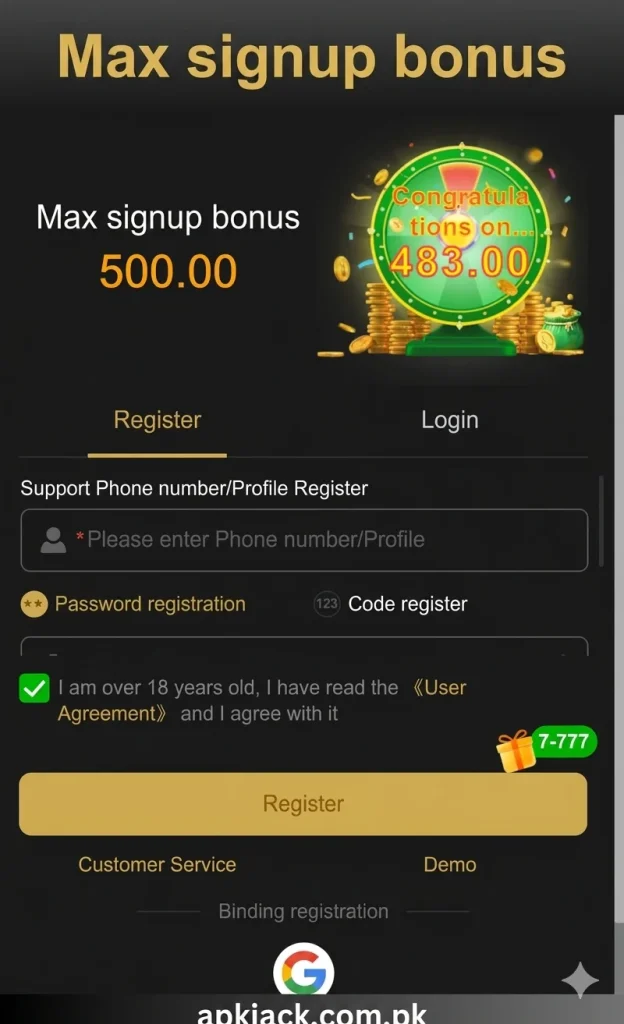 777SZ Game Registration