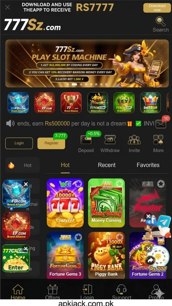 777SZ Game interface