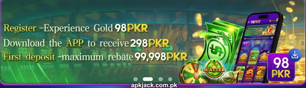 98PKR Game bonuses and Rewards