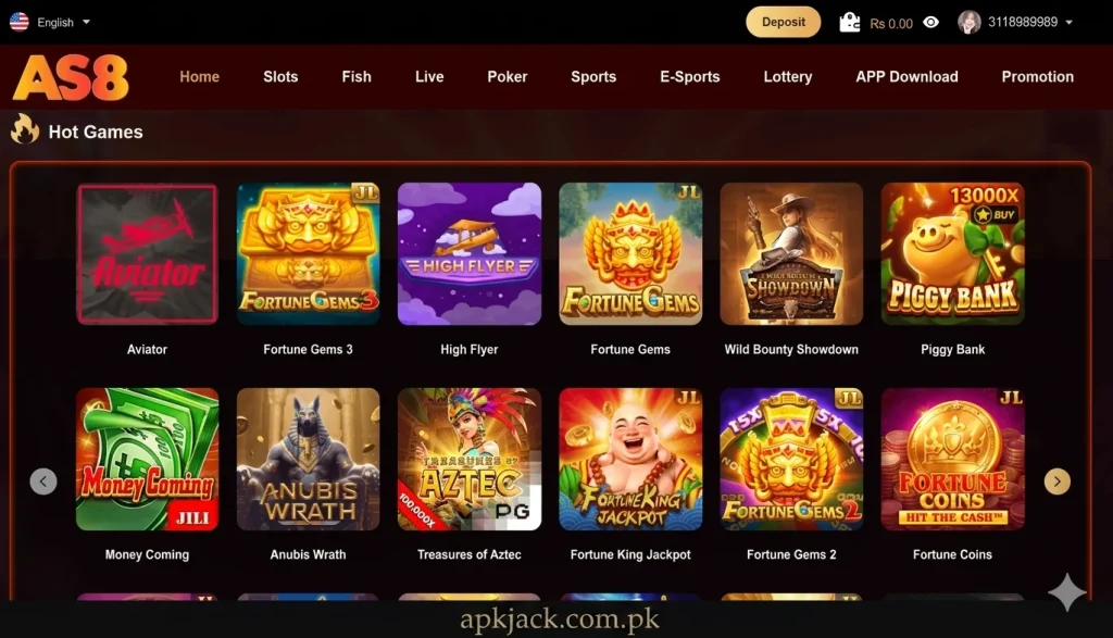AS8 BET Game collection