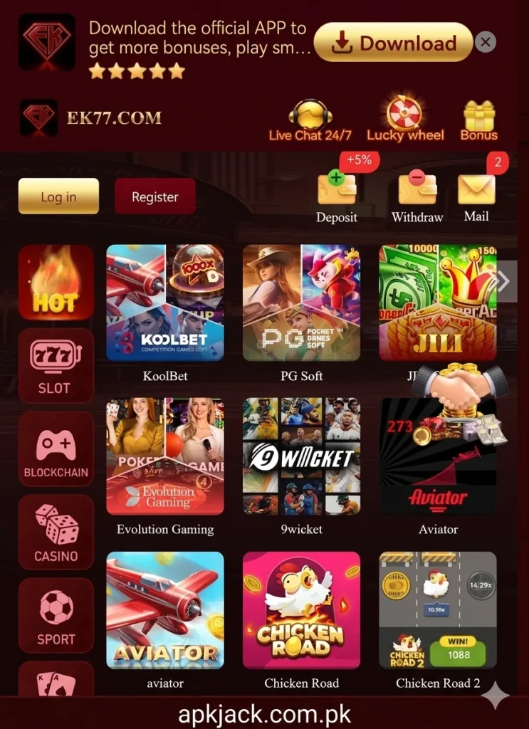 EK77 Game Interface