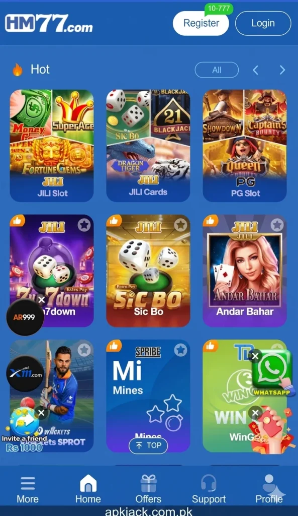 HM77 Game Interface