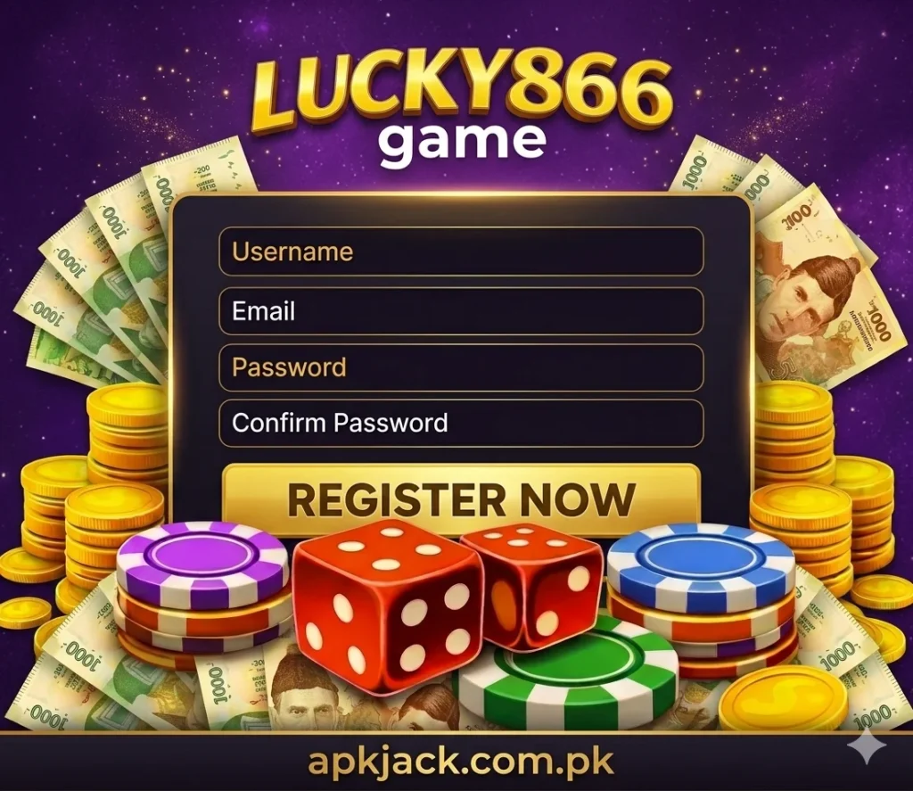 Lucky 886 Game registration and login