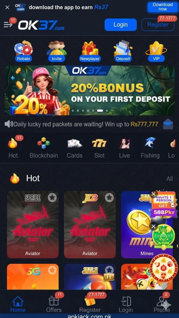 OK37 Game Interface