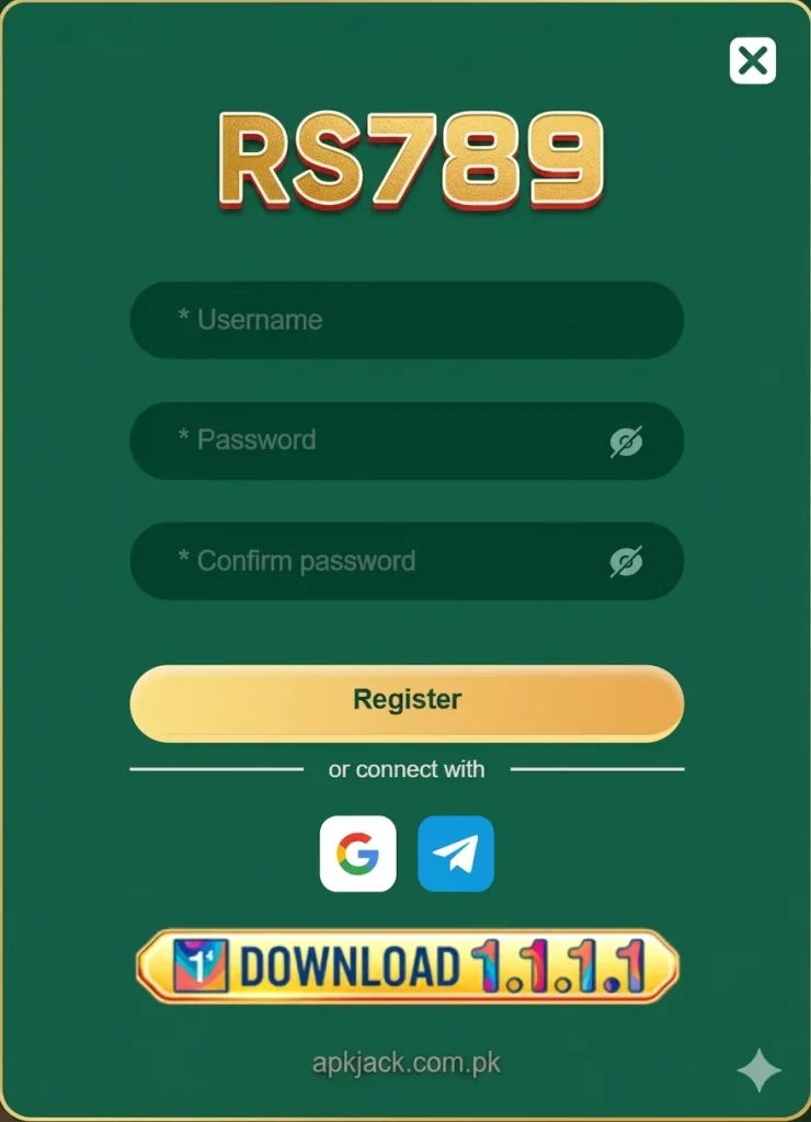 RS 789 Game Signup