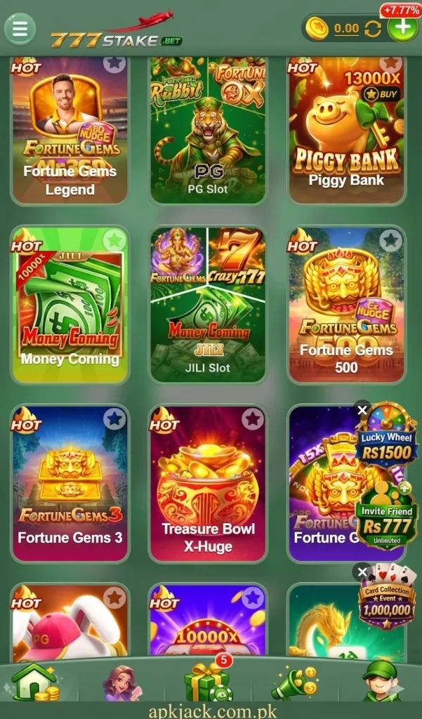 STAKE 777 Game collection