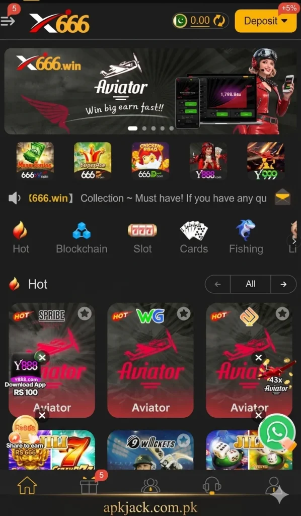 X666 Game Home