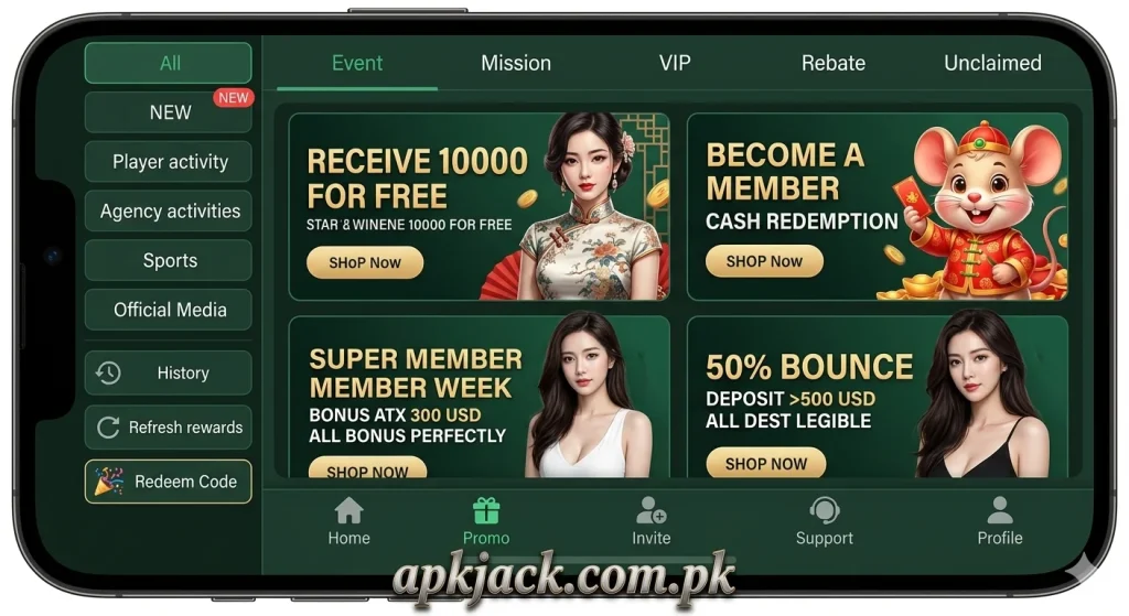 GB777 game Bonus section