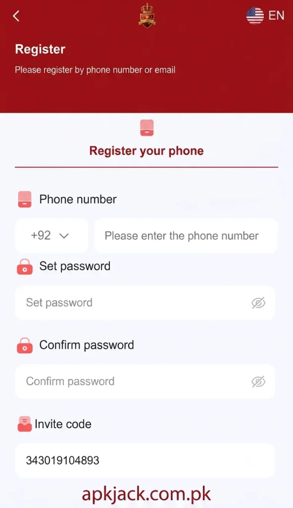 Royal Glory Game Registration and login process and earning system