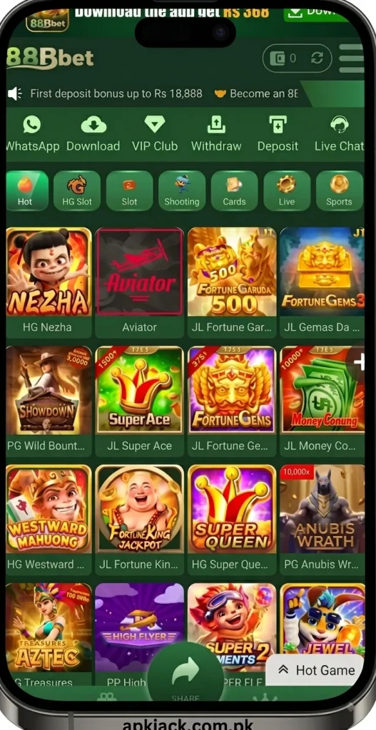 88bBet Game homepage